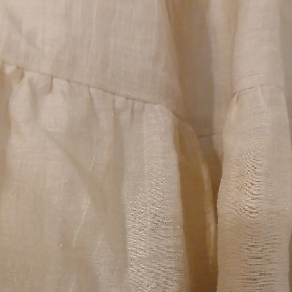 Sandro‎ Cream Tiered Skirt